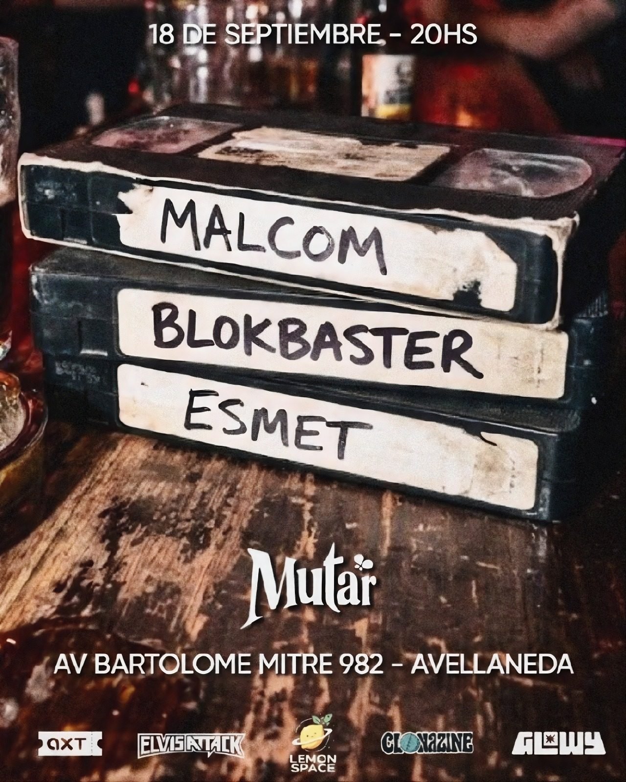 Malcom se presenta en Avellaneda junto a Blokbaster y Esmet en 2026. Ocio Tickets!