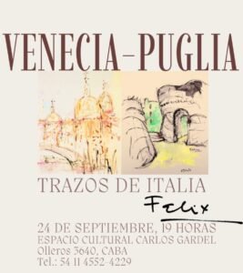 Venecia & Puglia: Trazos de Italia llega a Buenos Aires en 2026