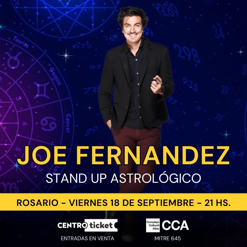 Música, teatro y humor llegan a Rosario en 2026. Ocio Tickets!