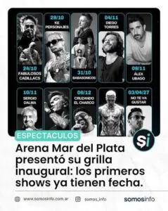 Nuevo espacio cultural Multipropósito. El Arena Mar del Plata presento su programación en FIT