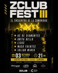 Wasofuentes lleva su rock al ZClub Fest en 2026