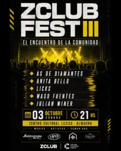 Wasofuentes lleva su rock al ZClub Fest en 2026