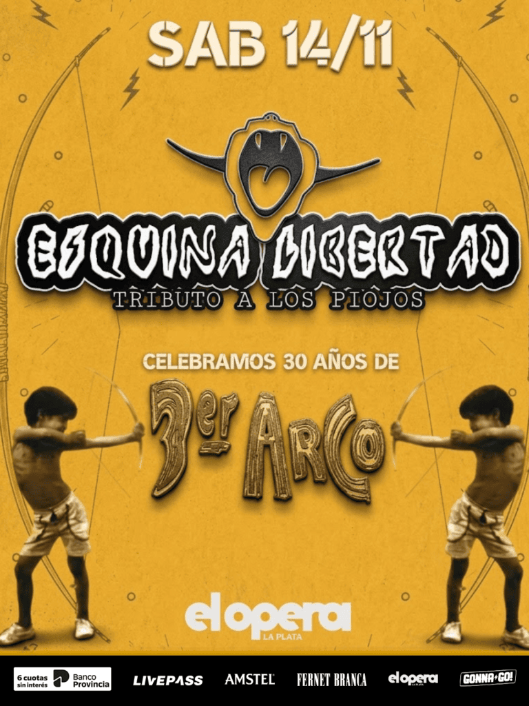 Esquina Libertad llega al Teatro Ópera La Plata en 2026. Ocio Tickets!