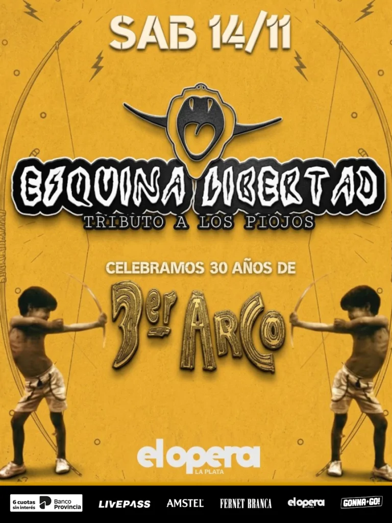 Esquina Libertad llega al Teatro Ópera La Plata en 2026. Ocio Tickets!