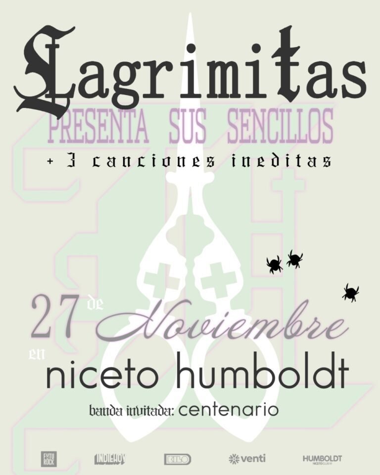 LAGRIMITAS presenta en vivo su nueva etapa en 2026. Ocio Tickets!