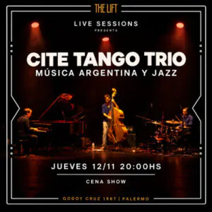 Cité Tango Trío fusiona tango y jazz en 2026. Ocio Tickets!