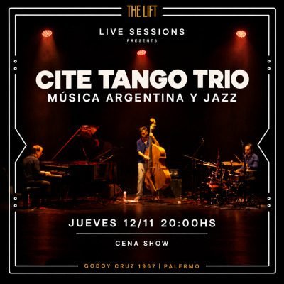 Cité Tango Trío fusiona tango y jazz en 2026. Ocio Tickets!
