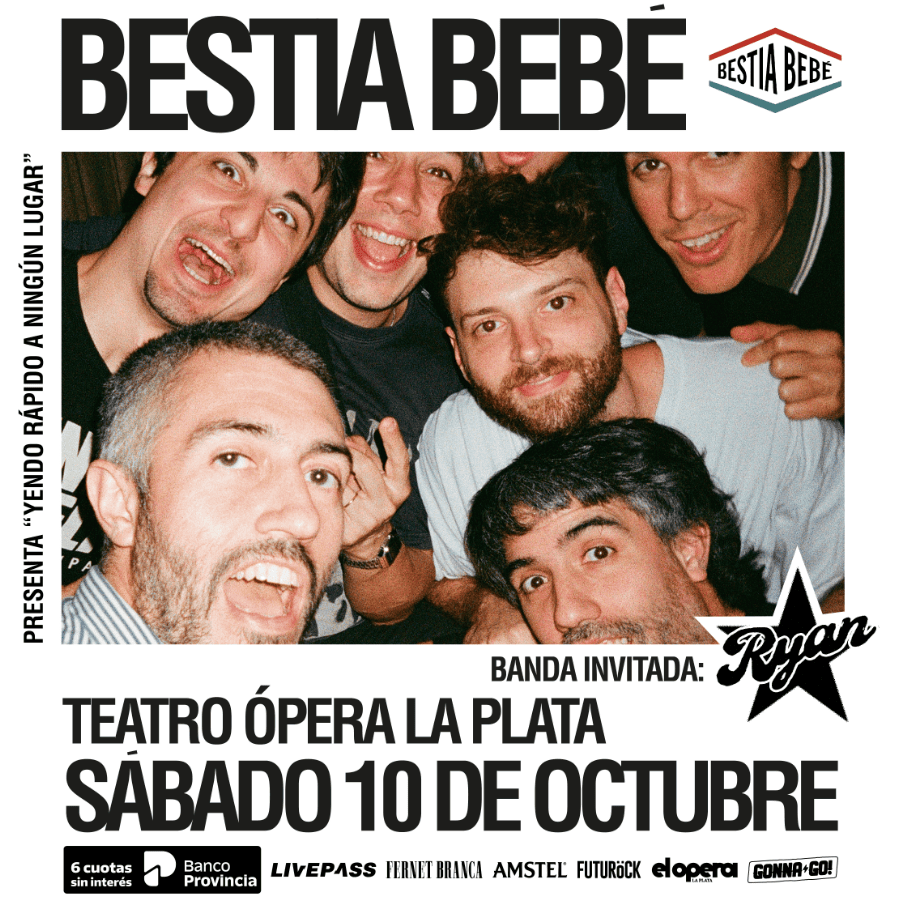 Bestia Bebé regresa a La Plata con nuevo álbum en 2026. Ocio Tickets!