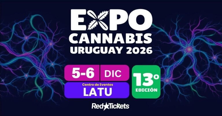13°Expo Canabis en Montevideo,Uruguay 2026.Reserva yá desde Ocio Tickets!