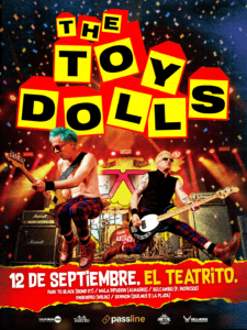 The Toy Dolls vuelven a la Argentina en 2026. Ocio Tickets!