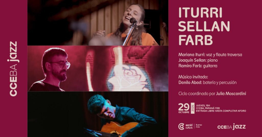 CCEBA Jazz presenta un nuevo concierto en 2026. Ocio Tickets!