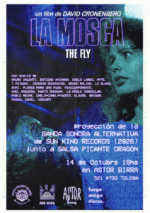 La Mosca de Cronenberg se proyecta en La Plata en 2026