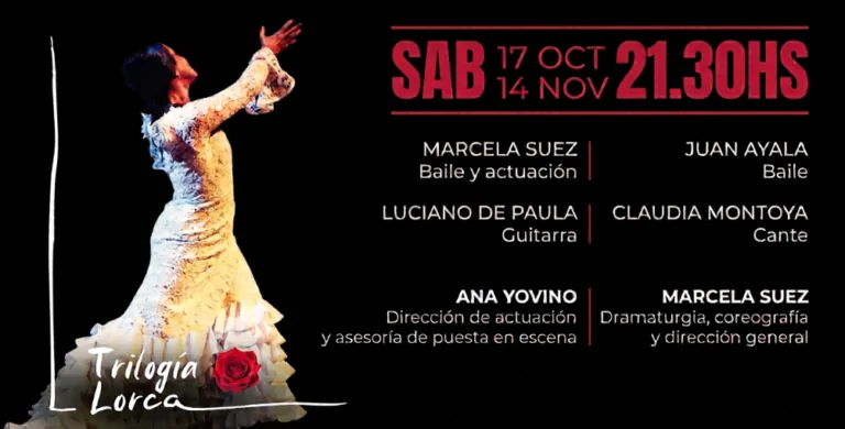 Reestrena “Trilogía Lorca” en Abasto en 2026. Ocio Tickets!