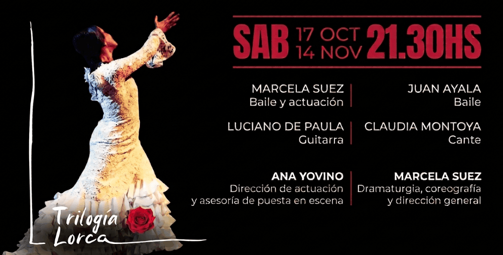 Reestrena “Trilogía Lorca” en Abasto en 2026. Ocio Tickets!