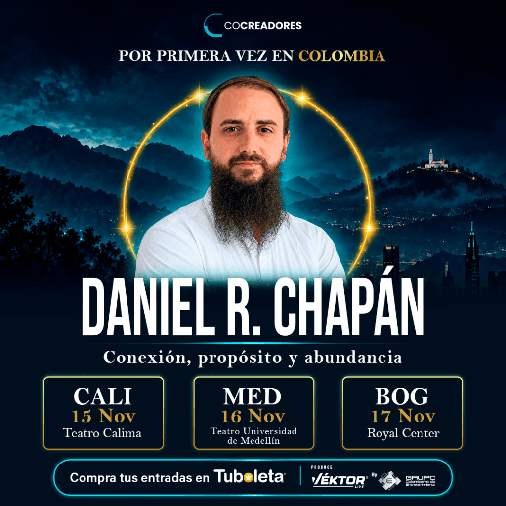 Daniel R. Chapán llega por primera vez a Colombia en 2026. Ocio Tickets!
