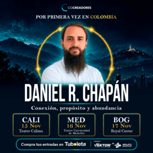 Daniel R. Chapán llega por primera vez a Colombia en 2026. Ocio Tickets!